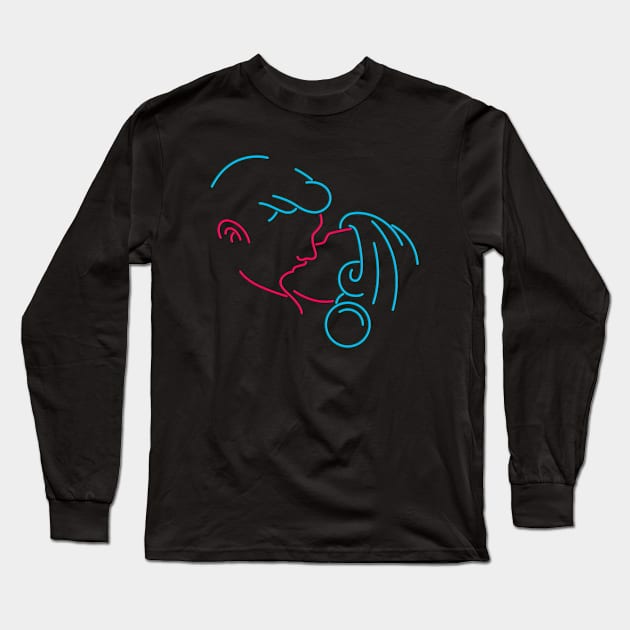 Neon Lovers Long Sleeve T-Shirt by Woah_Jonny